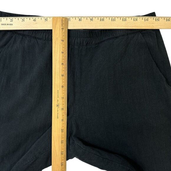 Marine Layer Pants Cropped Pull On Washed Black Tencel Elastic Waist  Sz Small - Picture 12 of 12